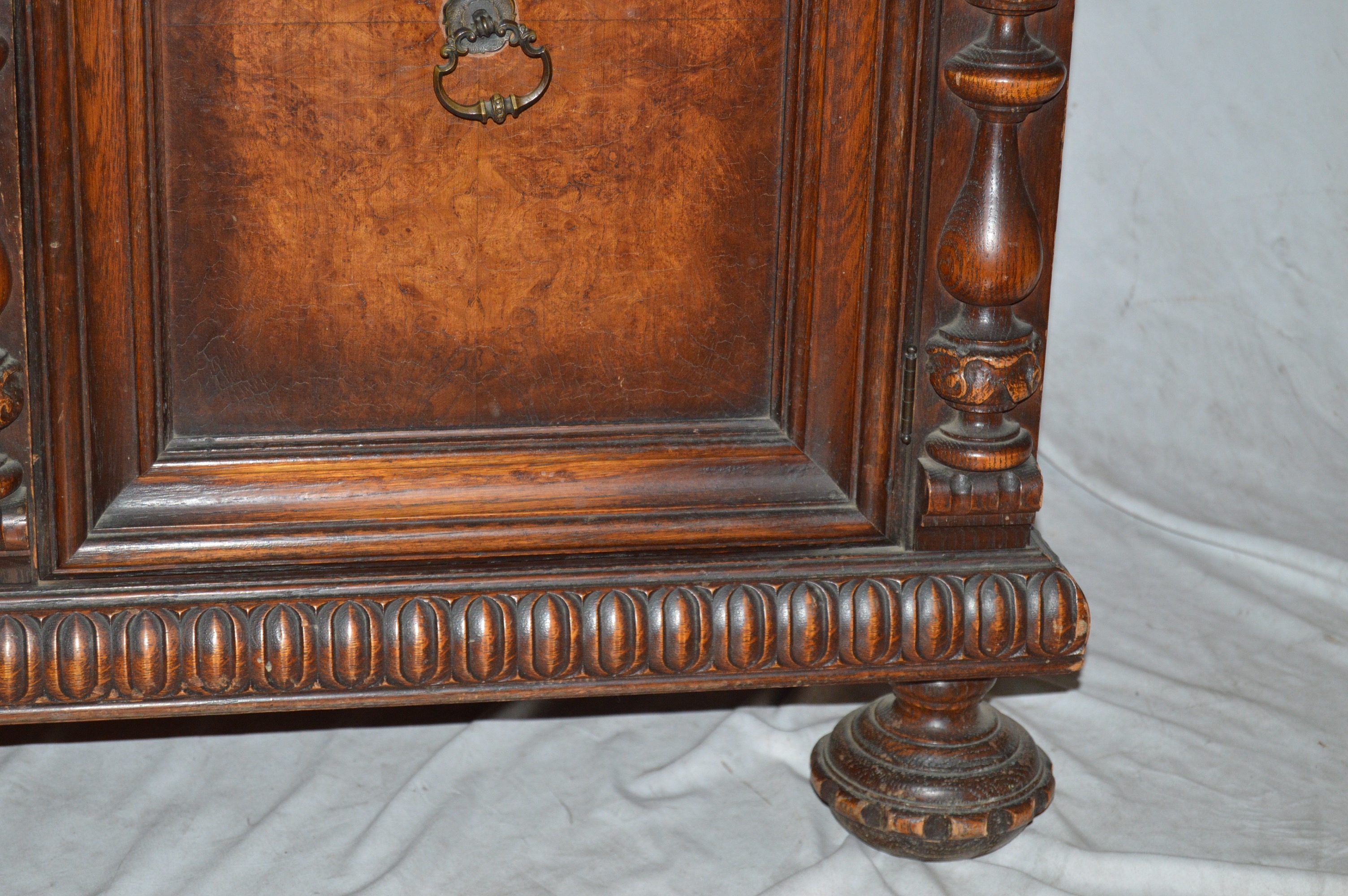 Antique American Jacobean Cupboard