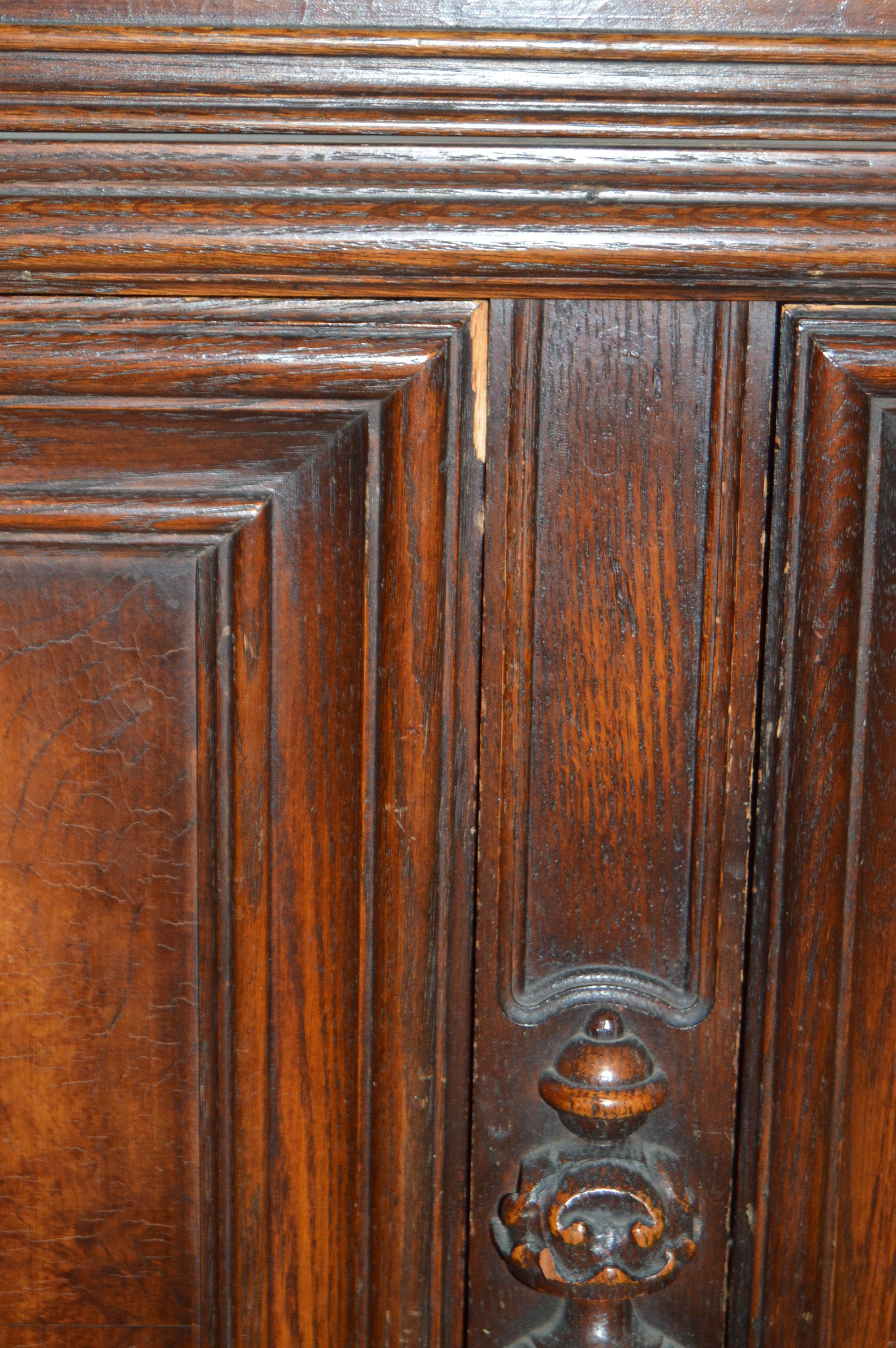 Antique American Jacobean Cupboard