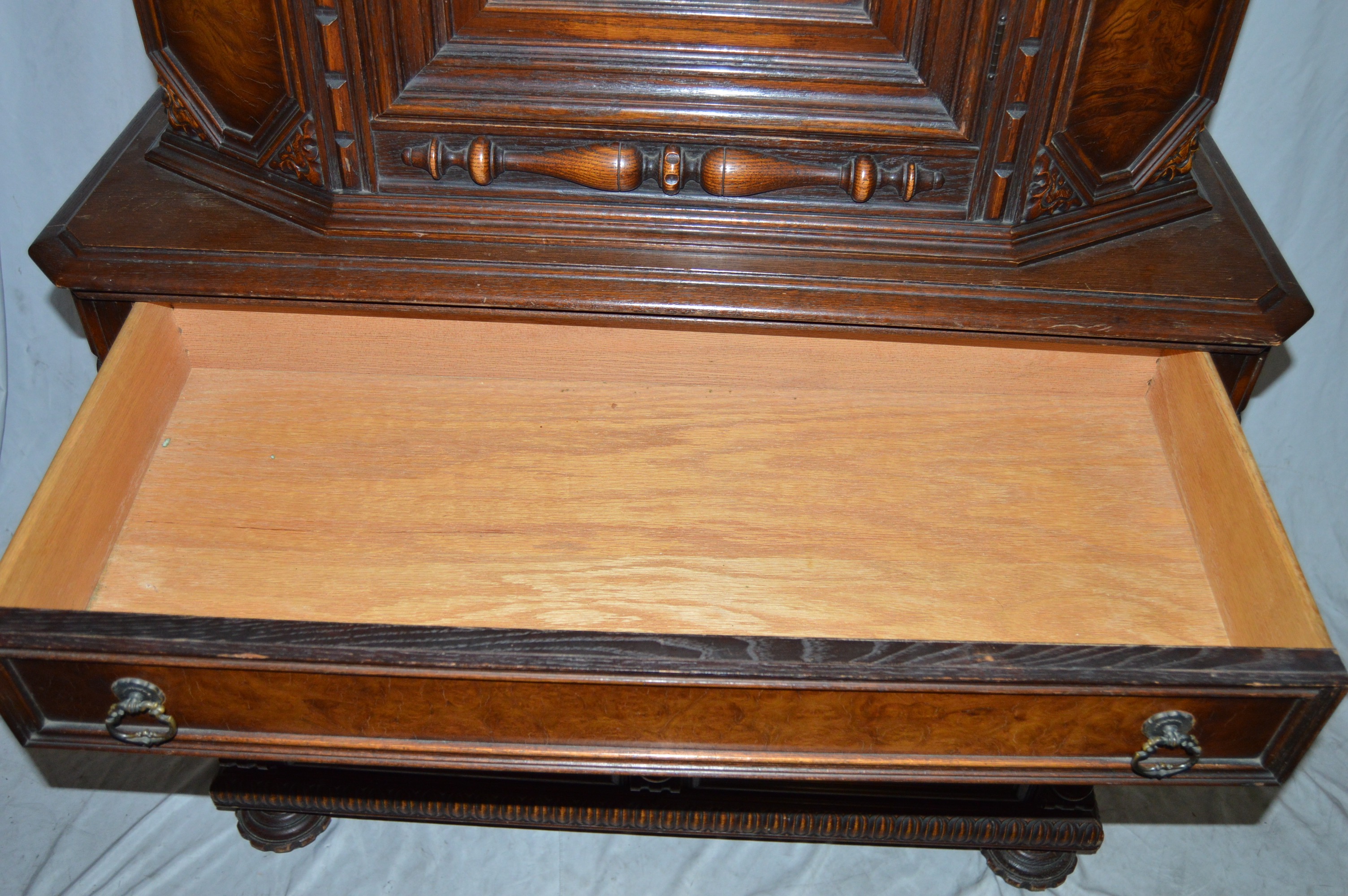 Antique American Jacobean Cupboard