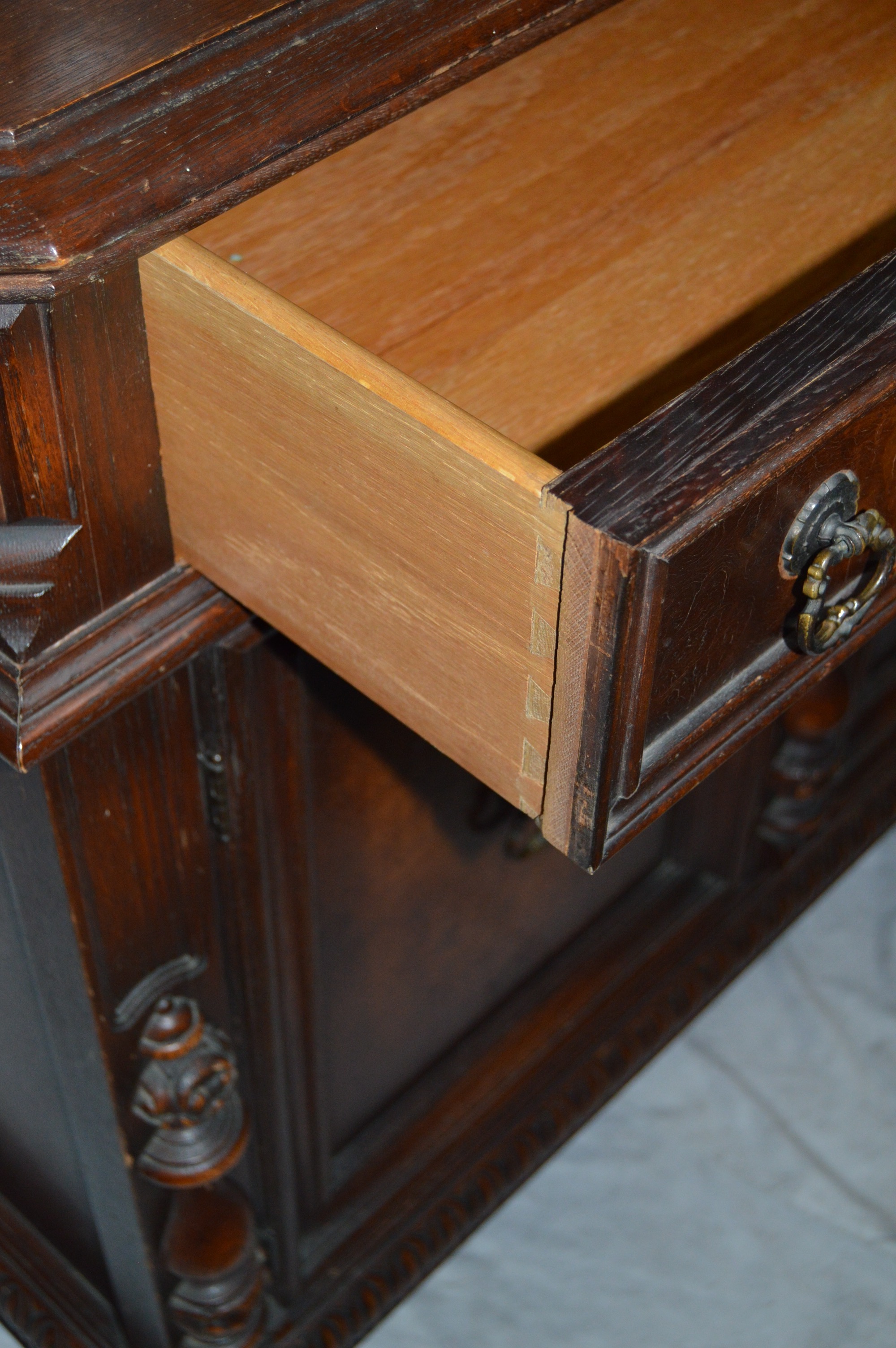 Antique American Jacobean Cupboard