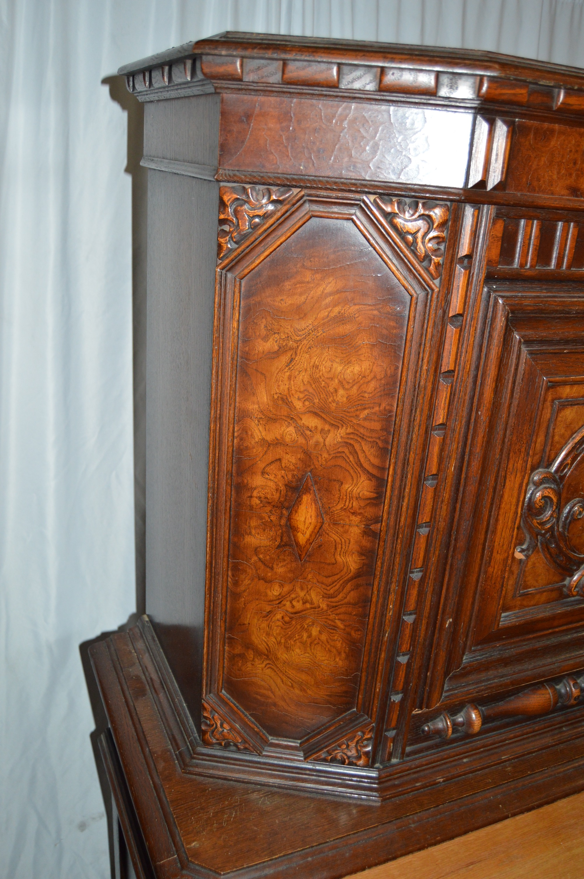 Antique American Jacobean Cupboard