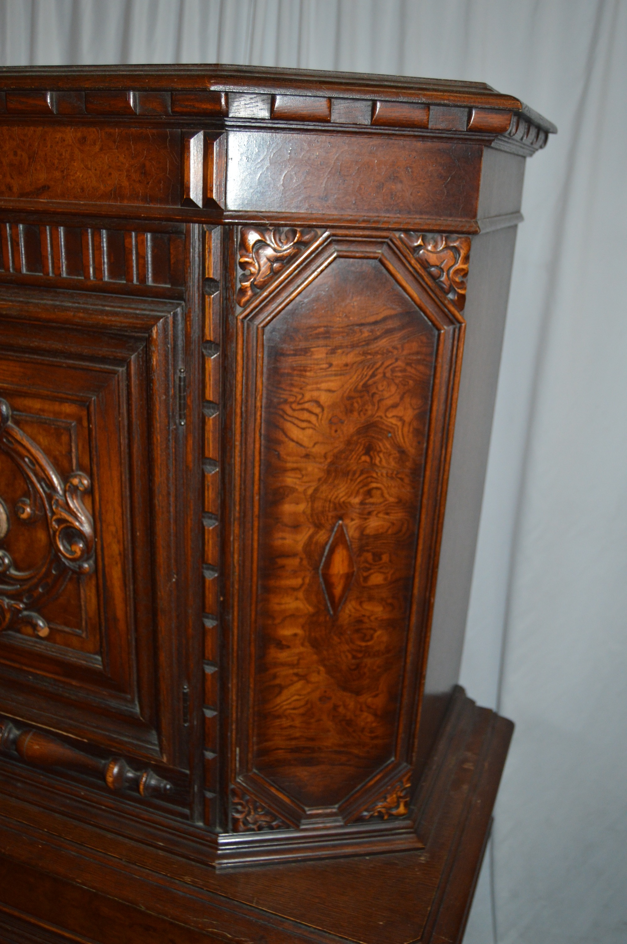 Antique American Jacobean Cupboard