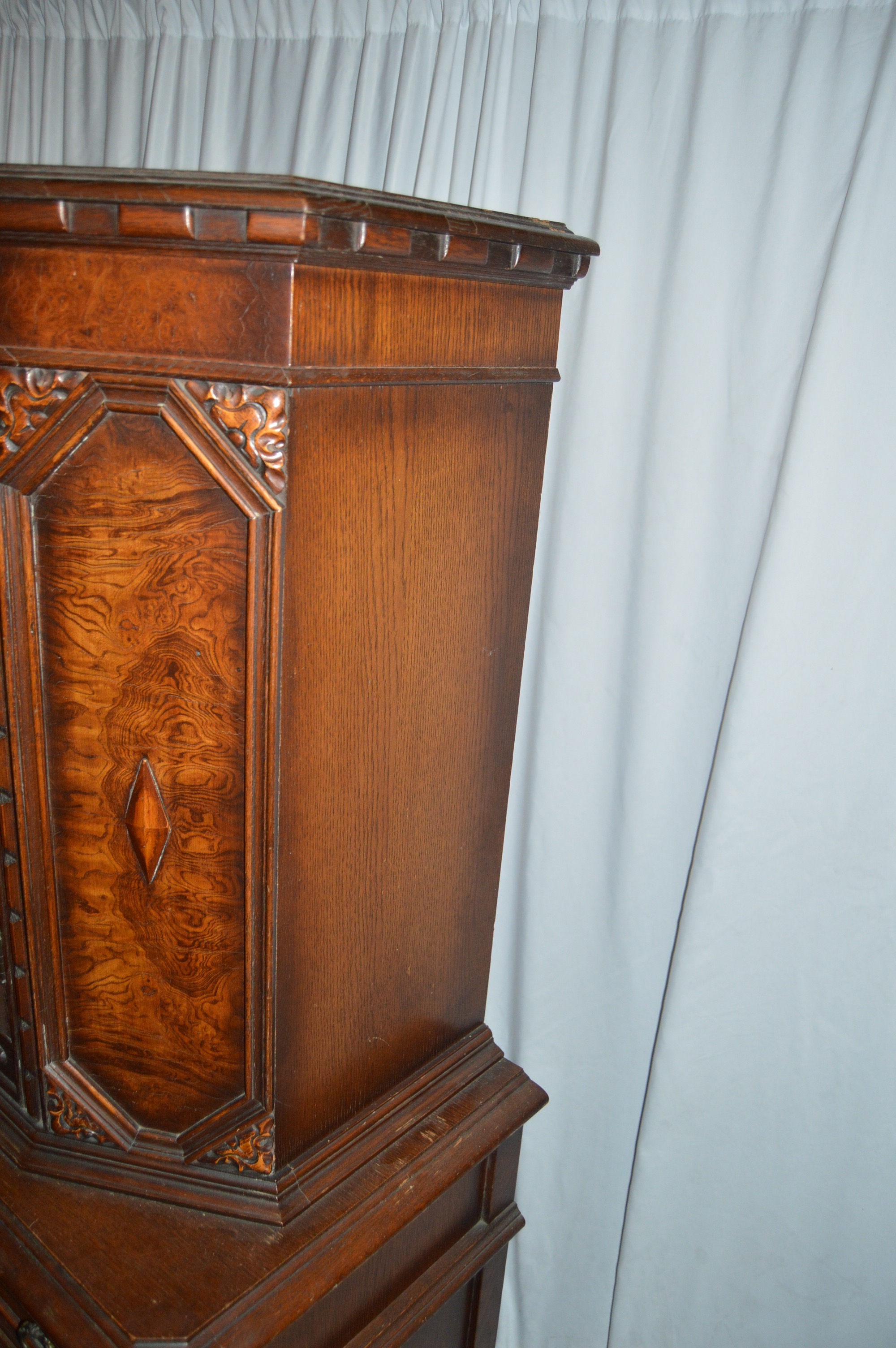 Antique American Jacobean Cupboard
