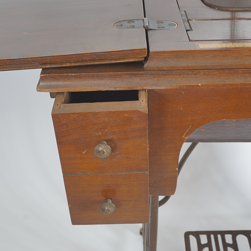 Vintage Montgomery Ward Sewing Machine and Table