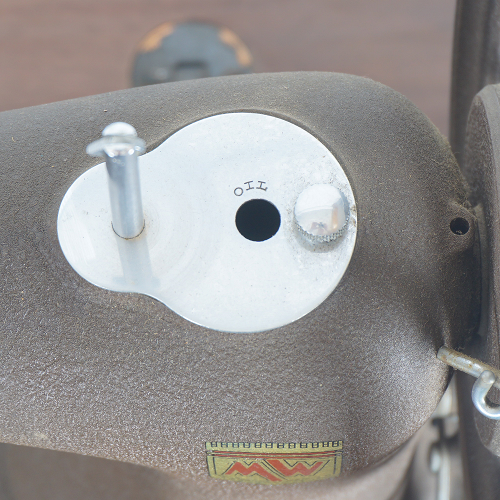 Vintage Montgomery Ward Sewing Machine and Table