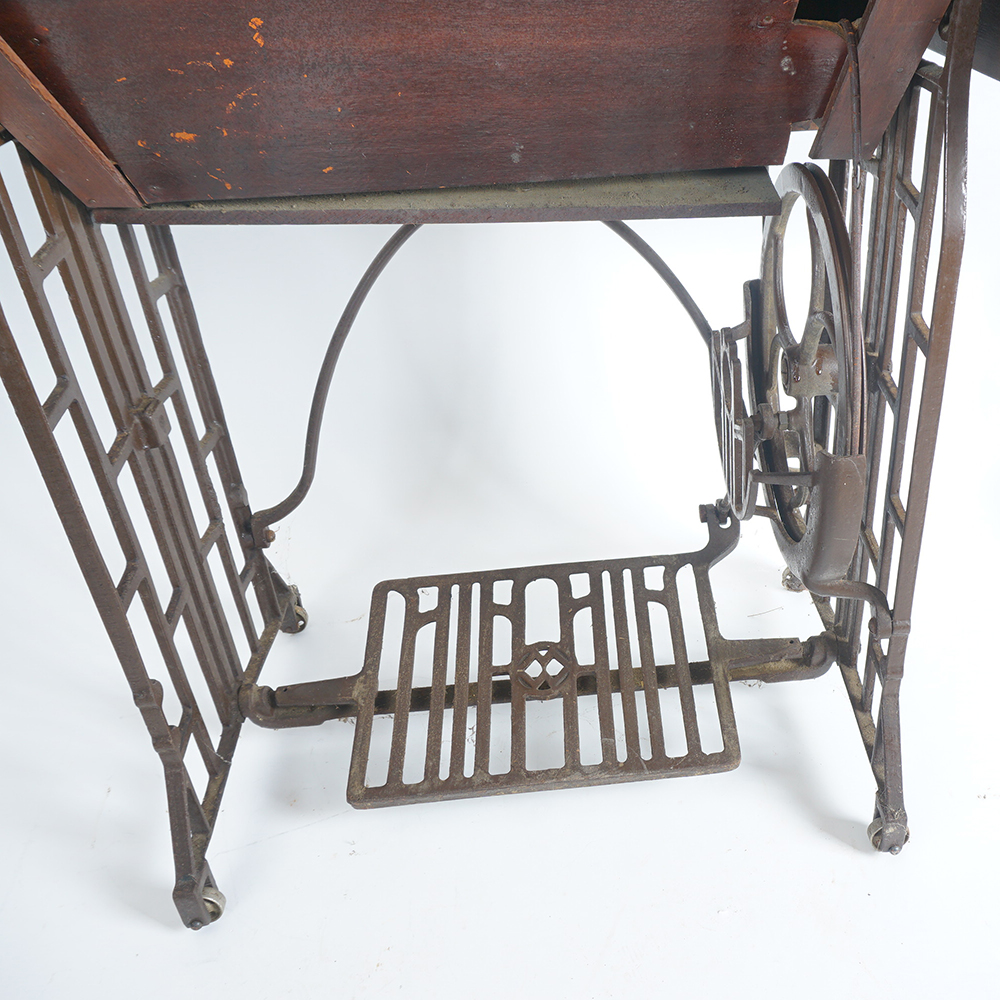 Vintage Montgomery Ward Sewing Machine and Table