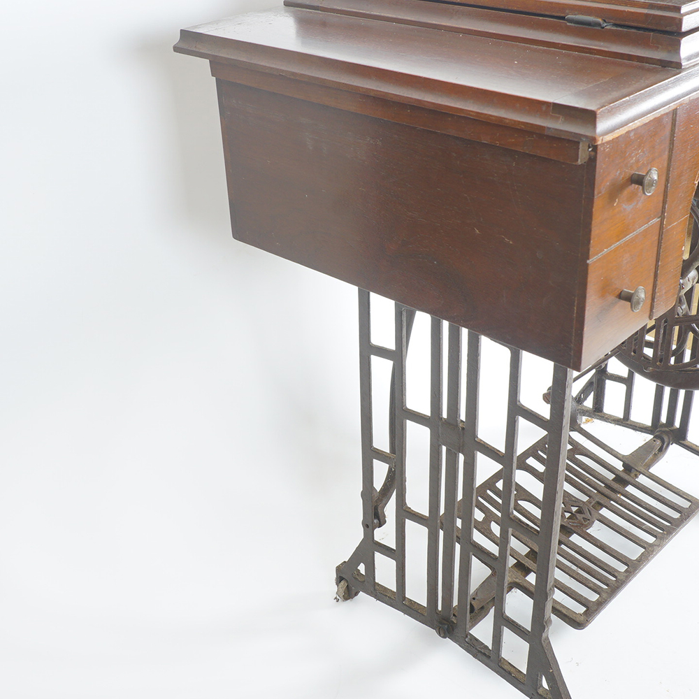 Vintage Montgomery Ward Sewing Machine and Table