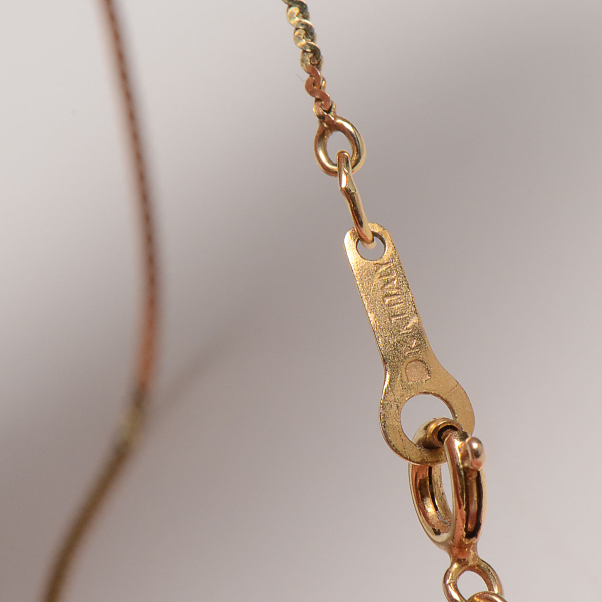 14K Yellow Gold Chain Necklace and Bracelet