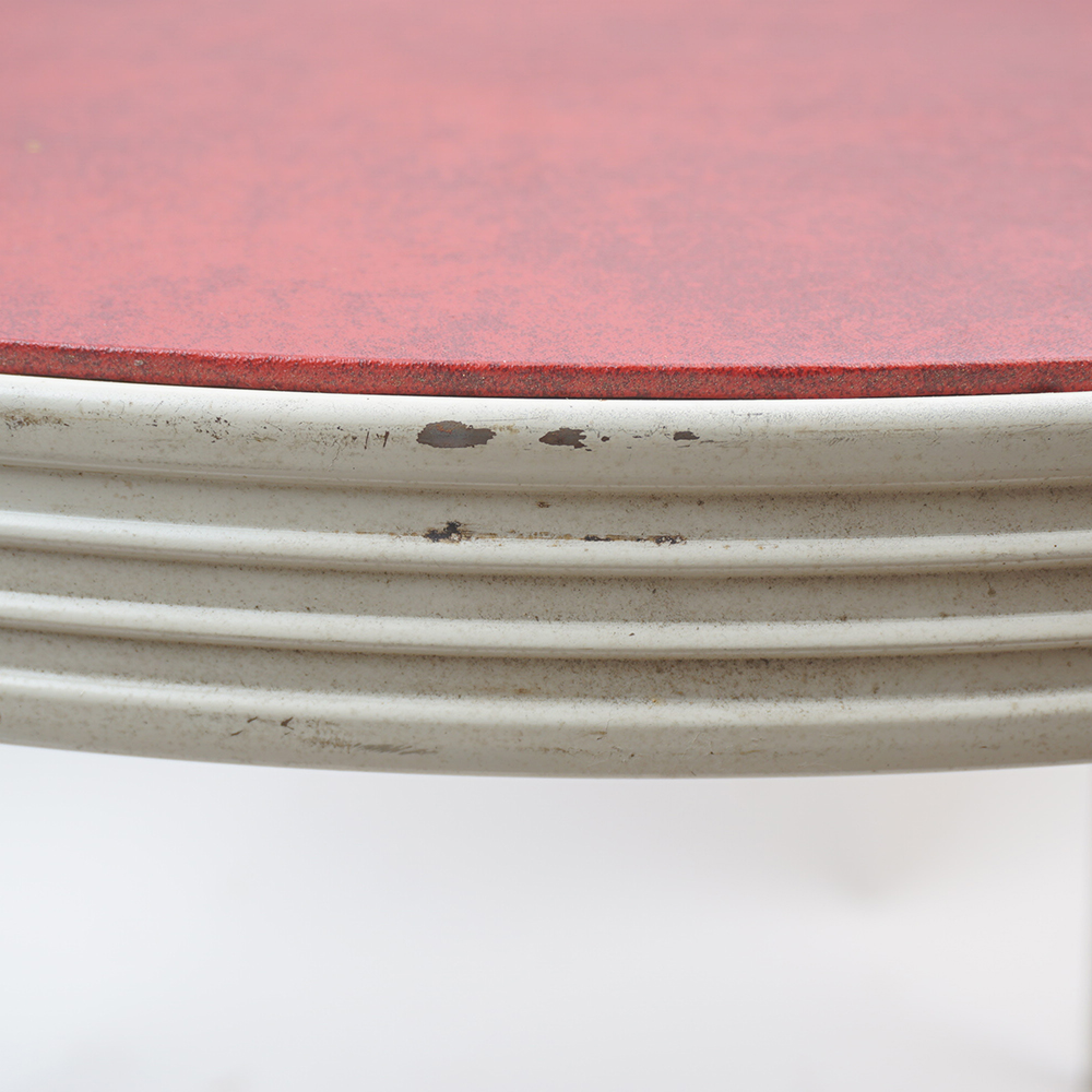 Retro Round Card Table With Matching Chairs