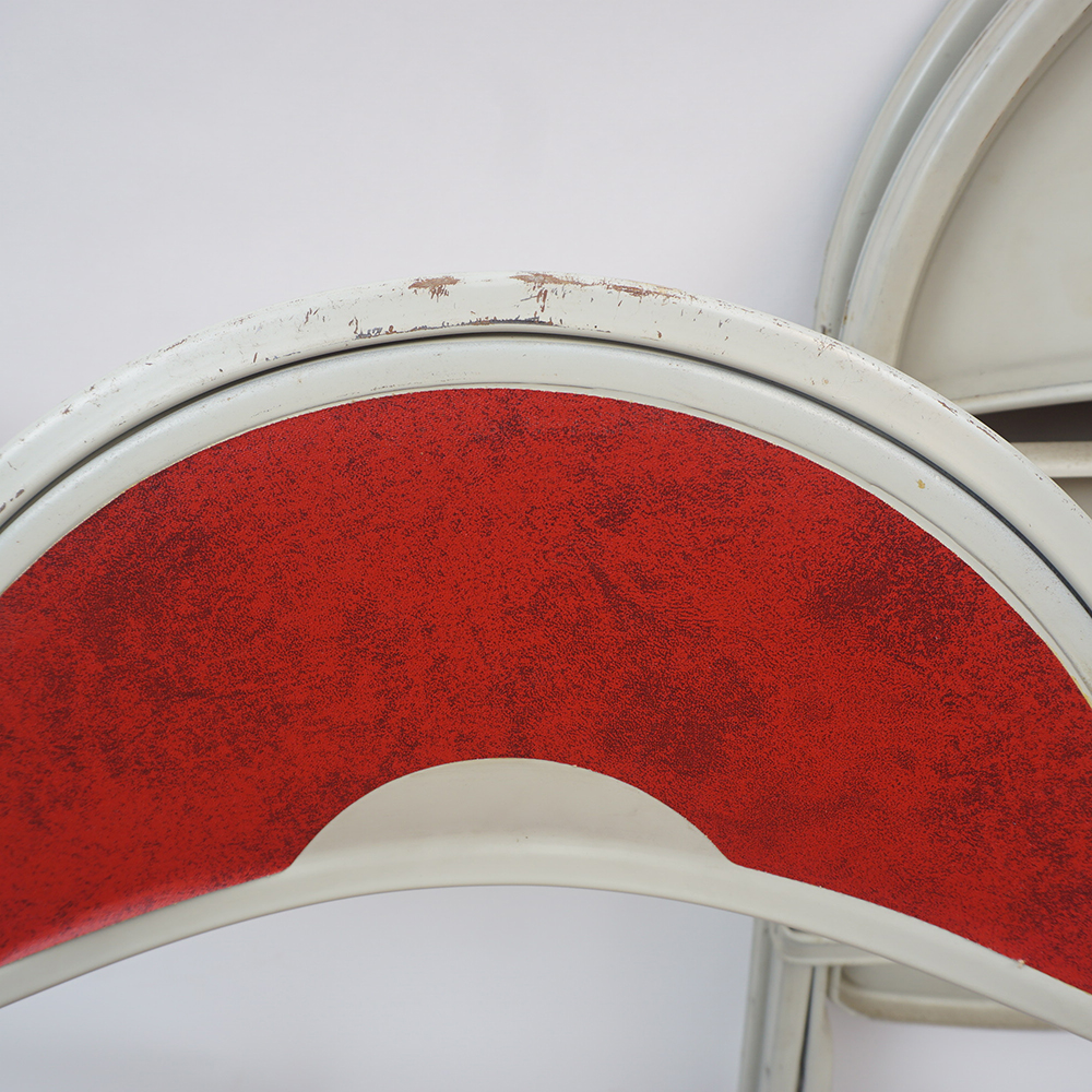 Retro Round Card Table With Matching Chairs