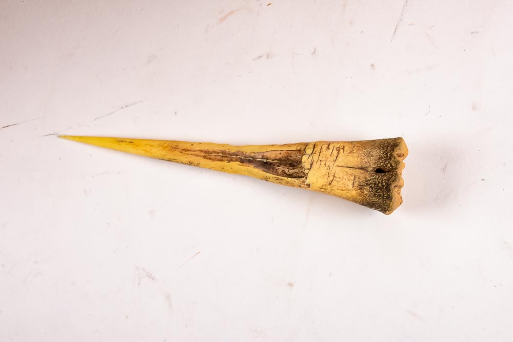 Collection of Six Woven Seri Baskets with Awl for Basket Making