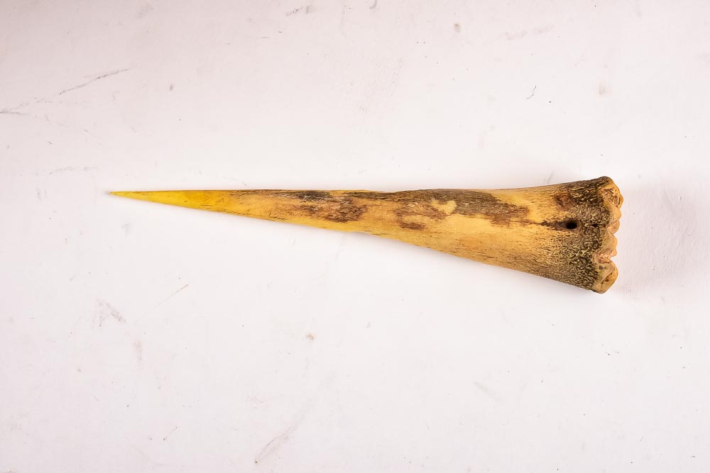 Collection of Six Woven Seri Baskets with Awl for Basket Making