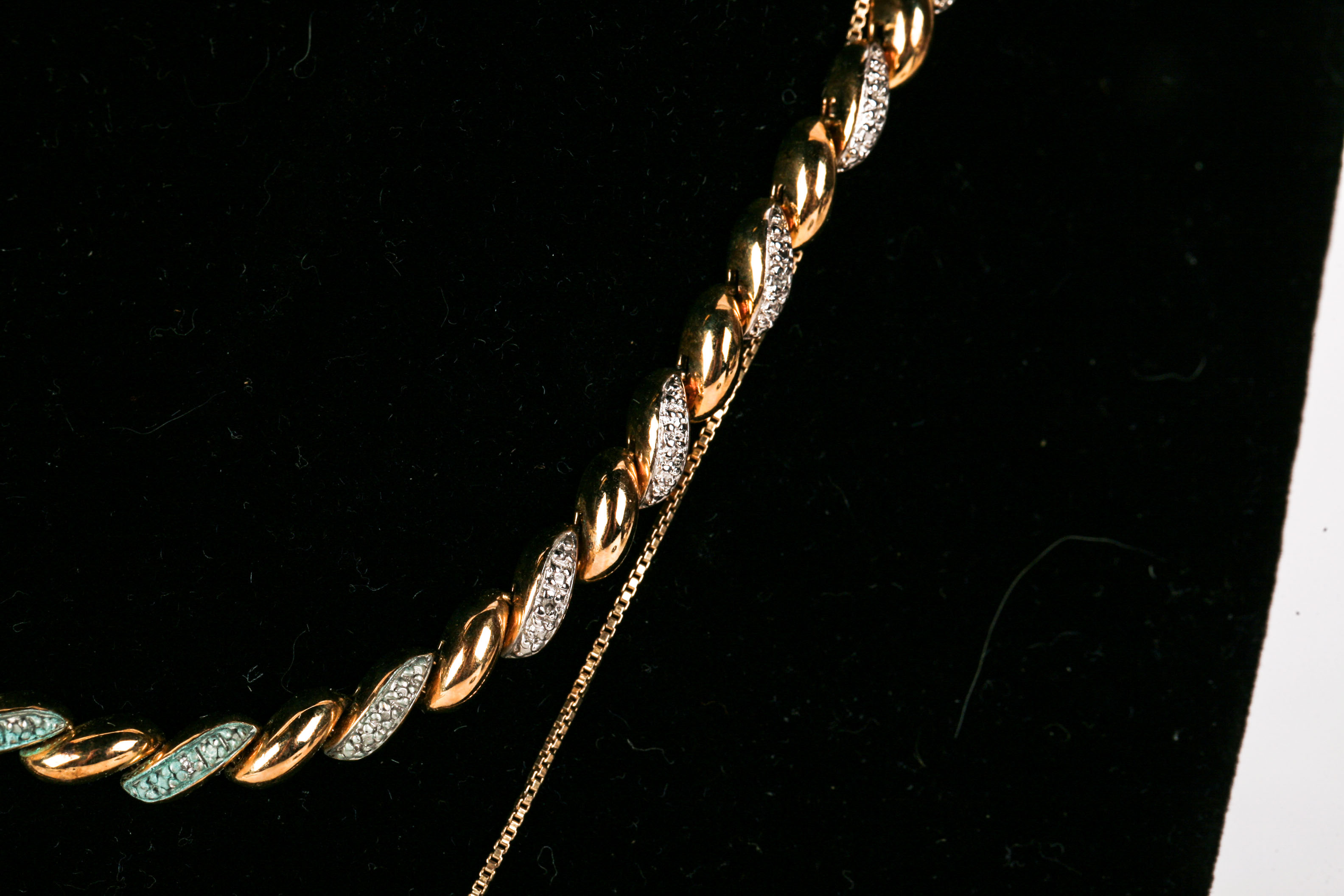 Gold Plated Sterling Silver Necklaces and Bracelet