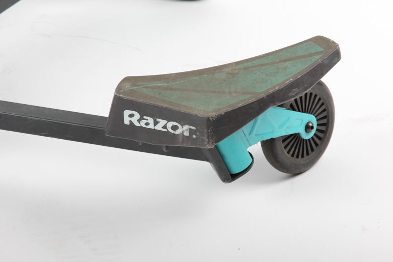 Blue Delta Wing Razor Scooter