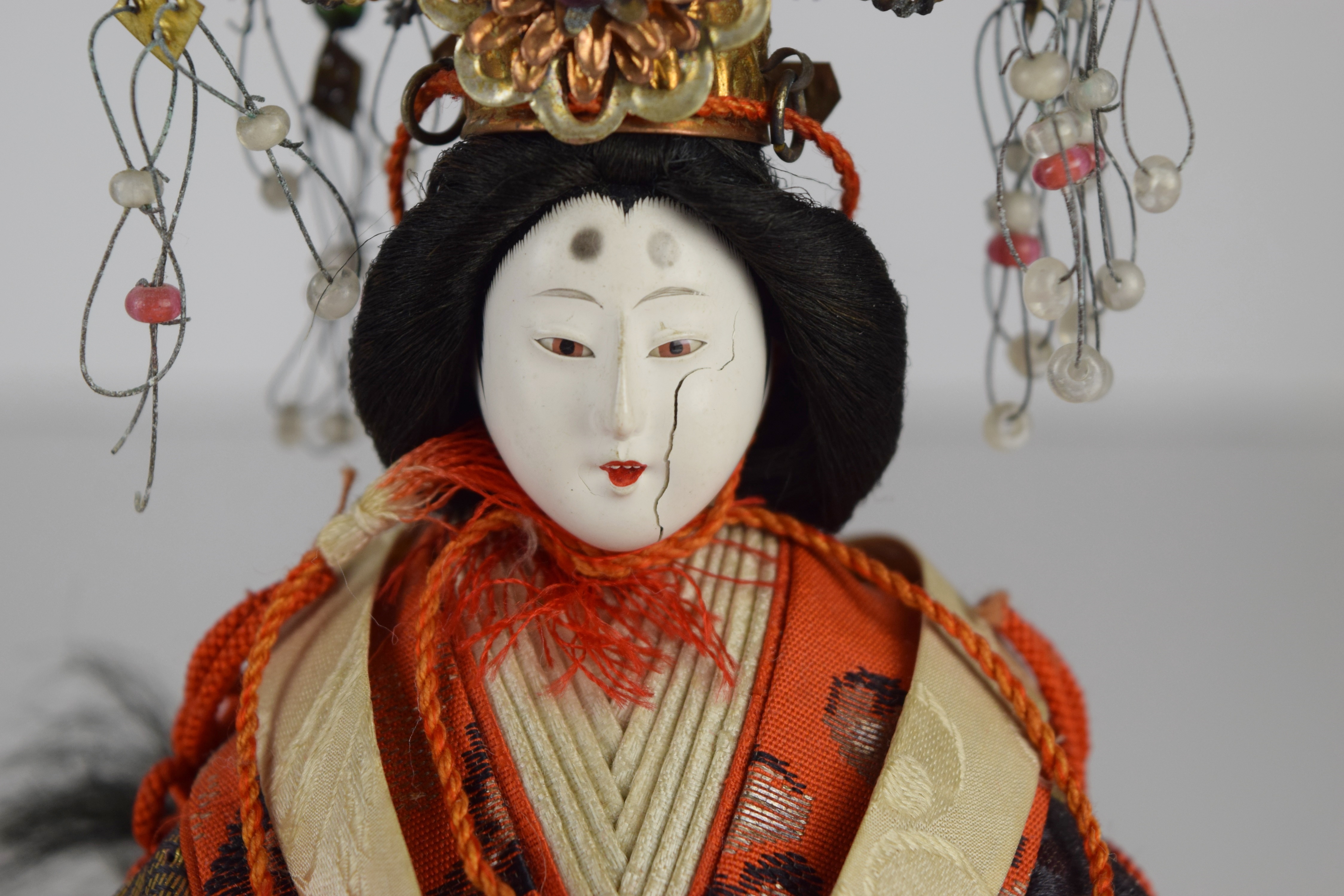A Complete and Impressive Vintage Japanese Hina Doll Set