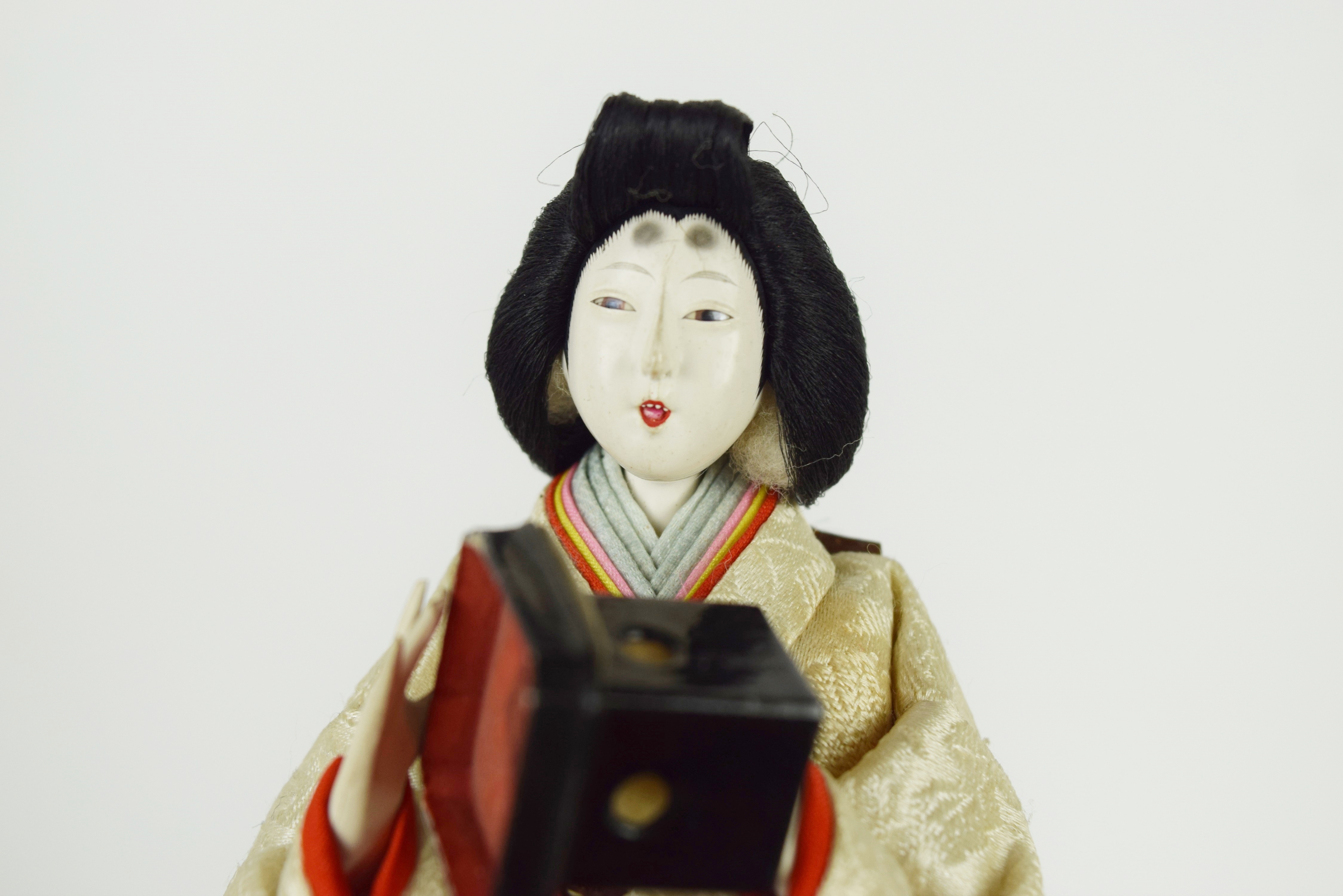 A Complete and Impressive Vintage Japanese Hina Doll Set