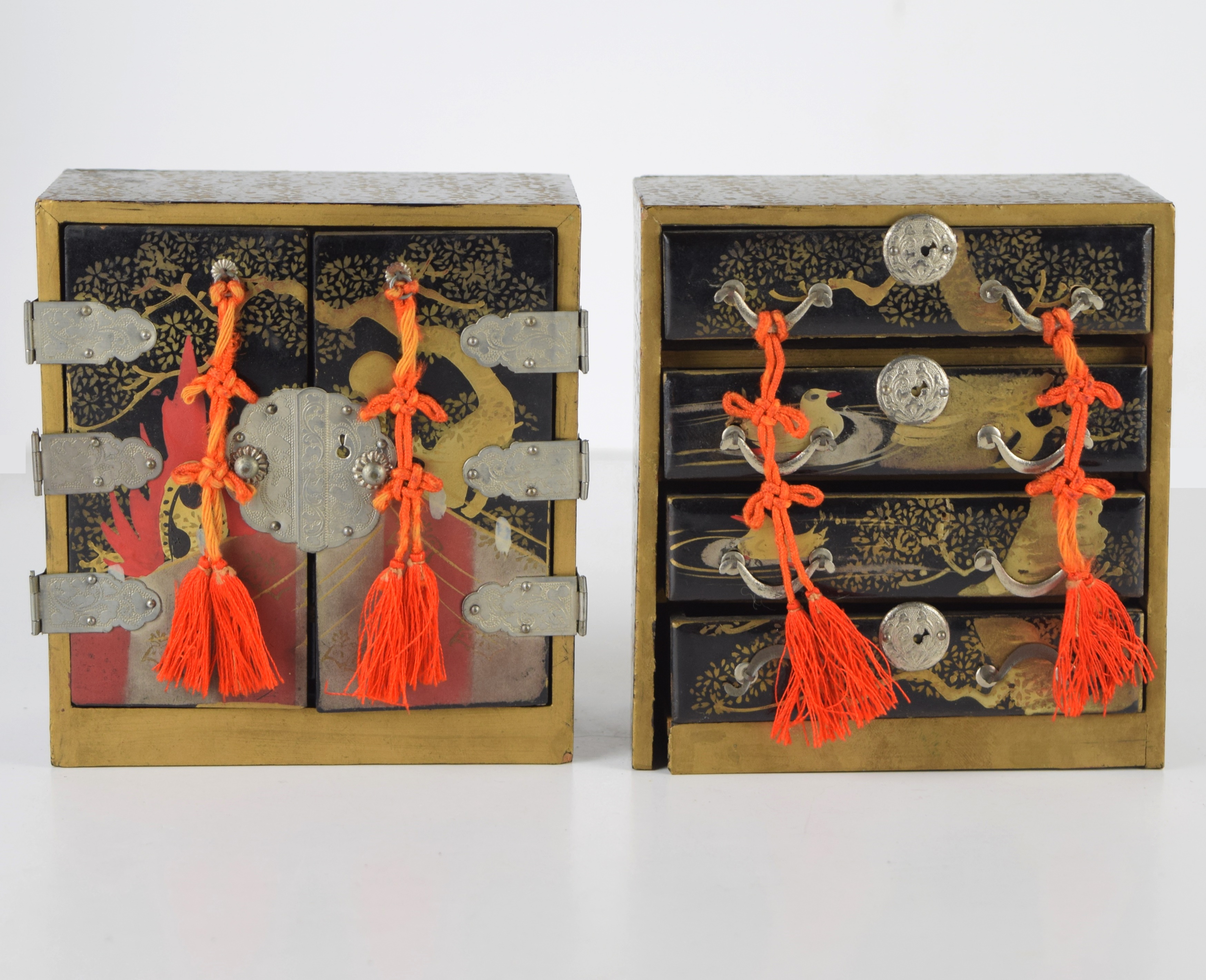 A Complete and Impressive Vintage Japanese Hina Doll Set