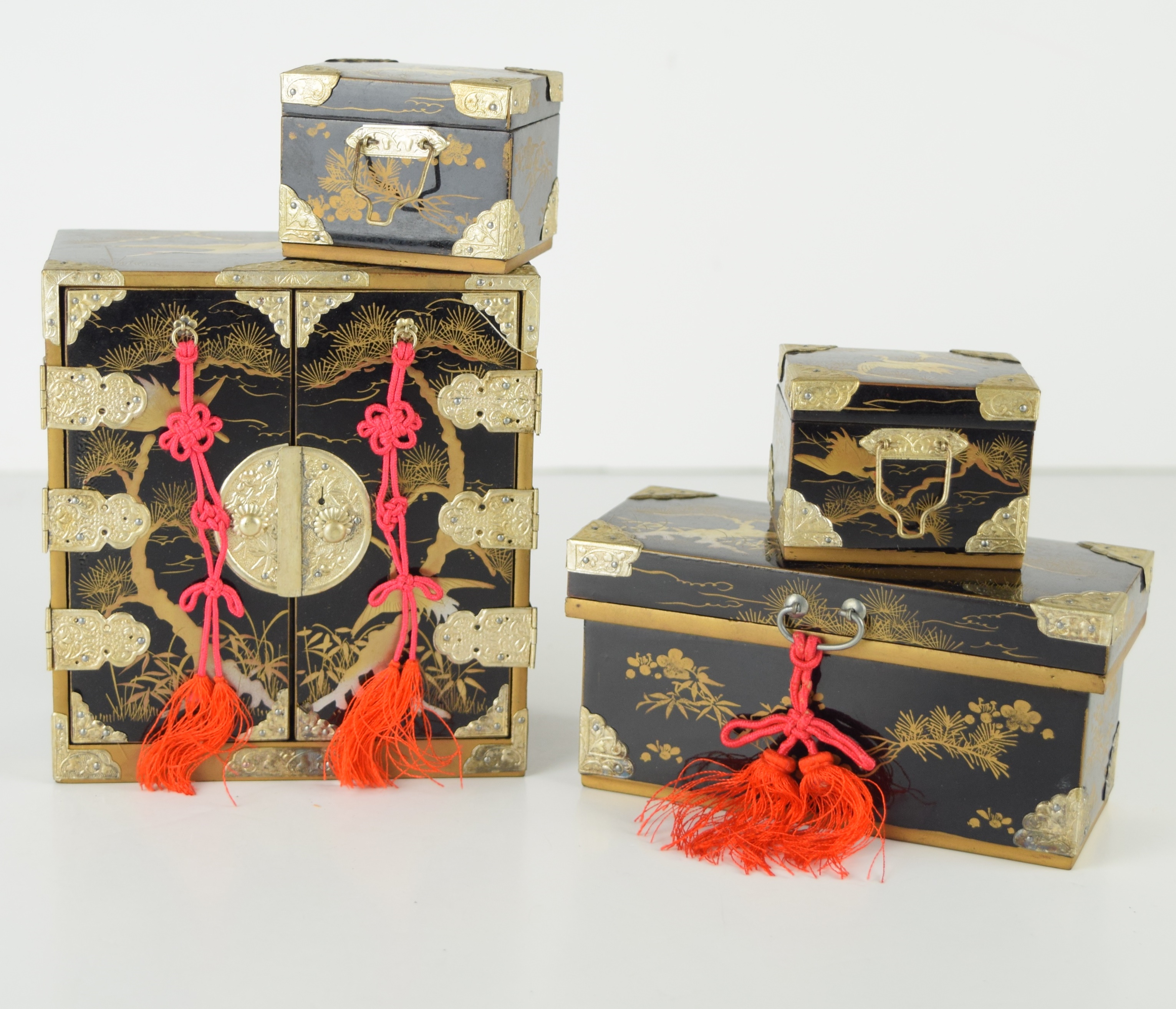 A Complete and Impressive Vintage Japanese Hina Doll Set