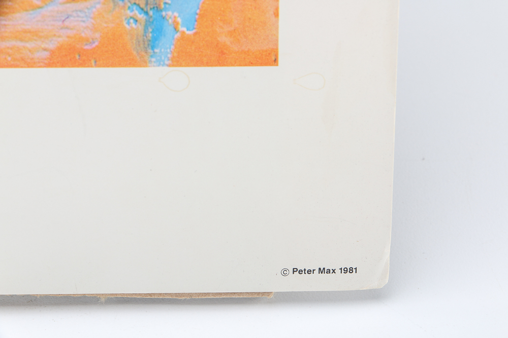 Signed Peter Max Poster of "Statue of Liberty Version Six"