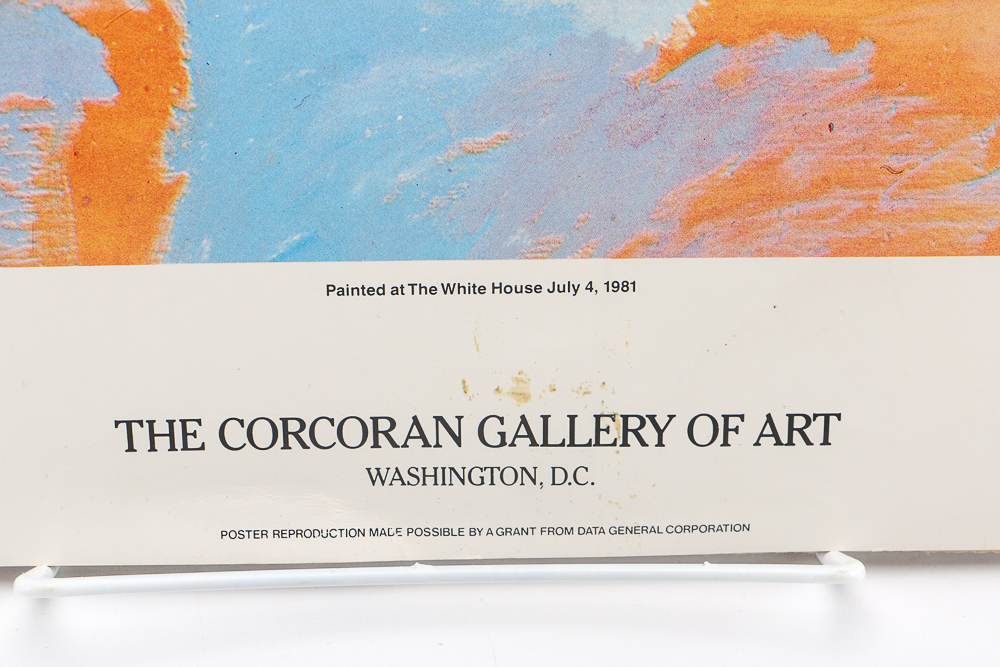 Signed Peter Max Poster of "Statue of Liberty Version Six"