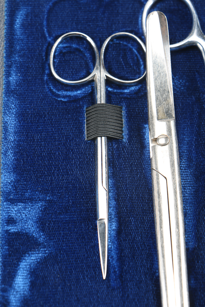 Stainless Steel Surgical Instrument Set in Case