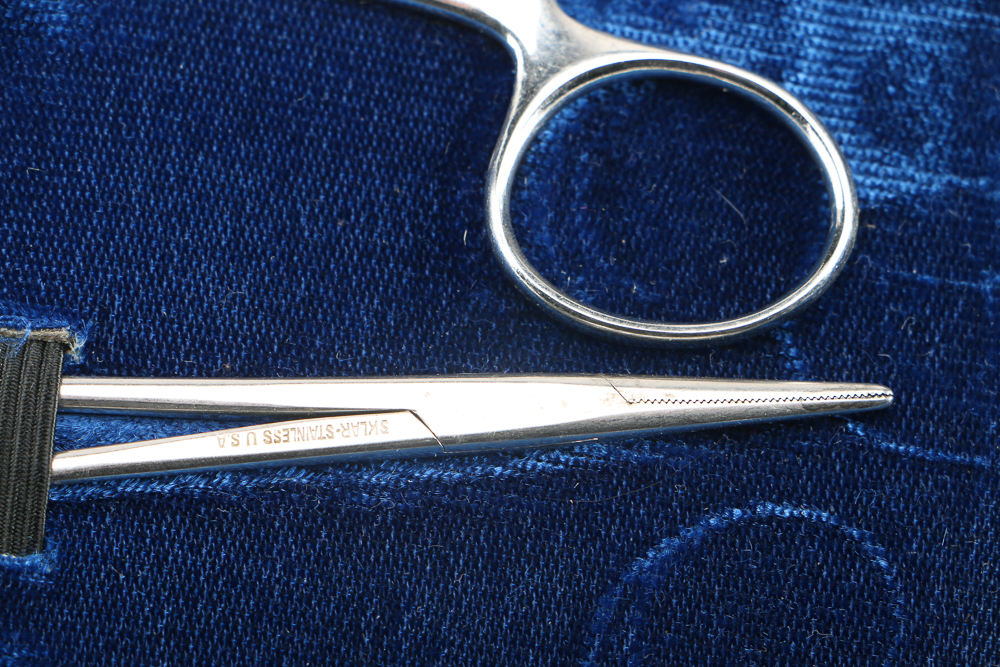 Stainless Steel Surgical Instrument Set in Case