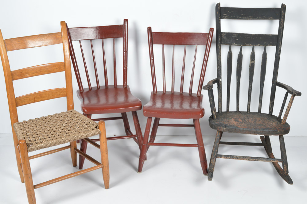 Four Antique Chairs