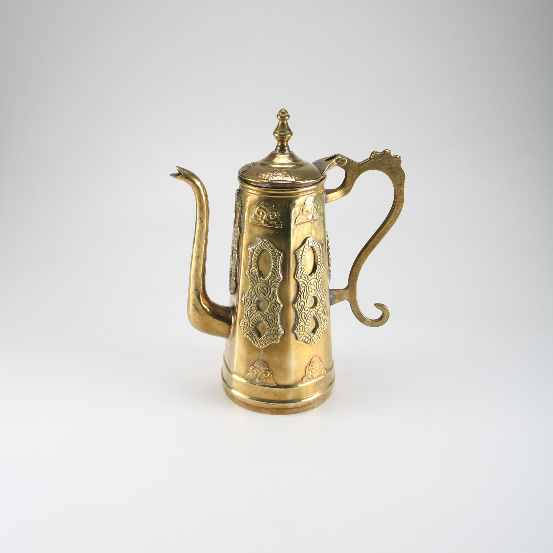 Vintage Brass Coffee Pot