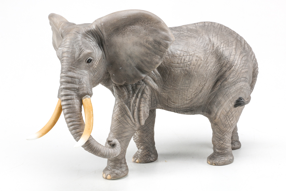 Collection of Lenox Porcelain Elephant Statues