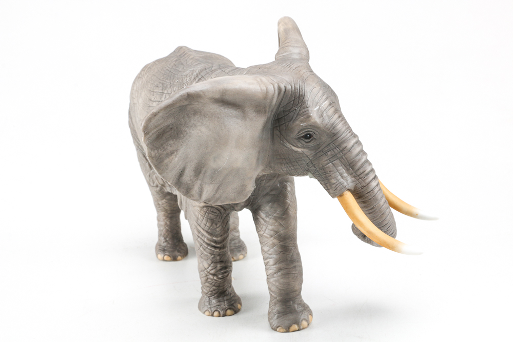 Collection of Lenox Porcelain Elephant Statues