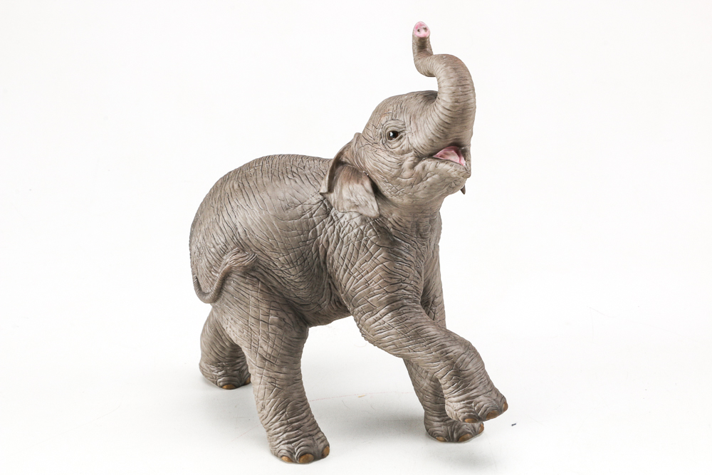 Collection of Lenox Porcelain Elephant Statues