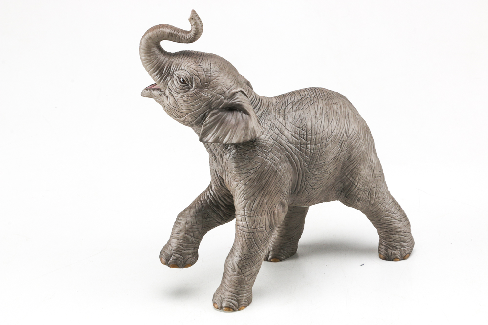 Collection of Lenox Porcelain Elephant Statues