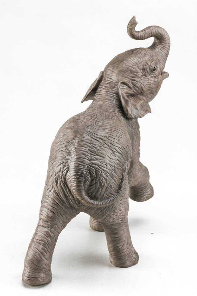 Collection of Lenox Porcelain Elephant Statues