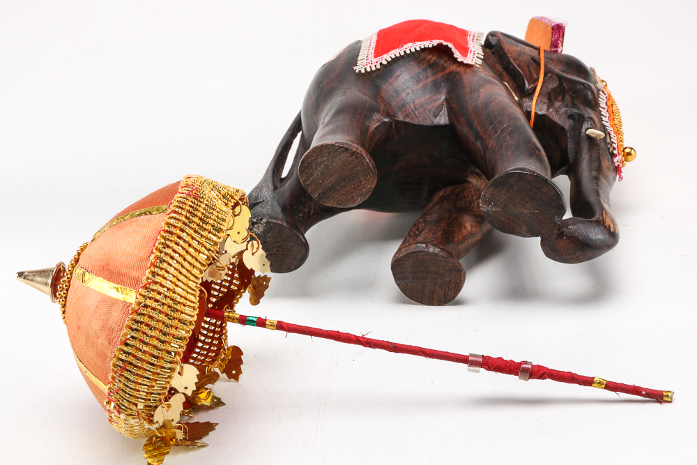 Collection of Four Elephant Figurines