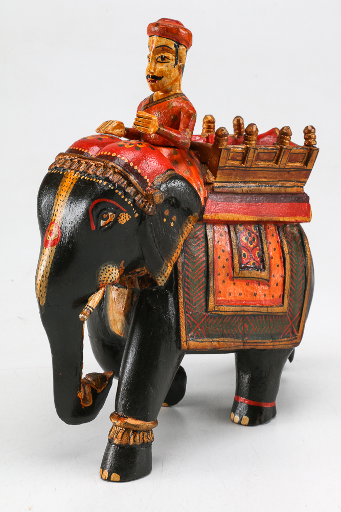 Collection of Four Elephant Figurines
