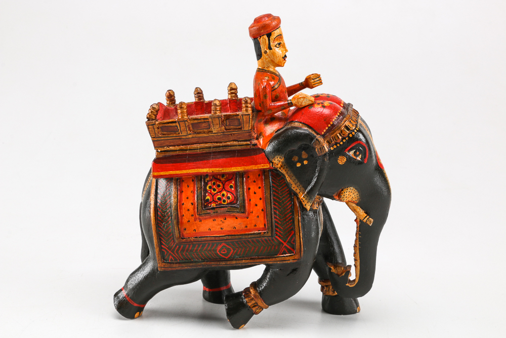 Collection of Four Elephant Figurines