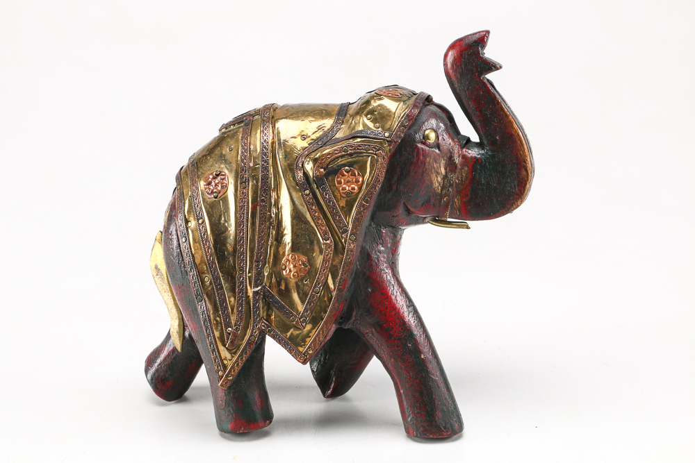 Collection of Four Elephant Figurines