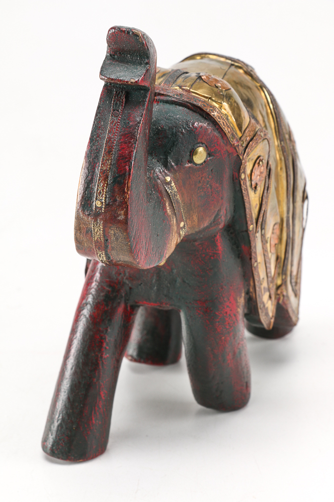 Collection of Four Elephant Figurines