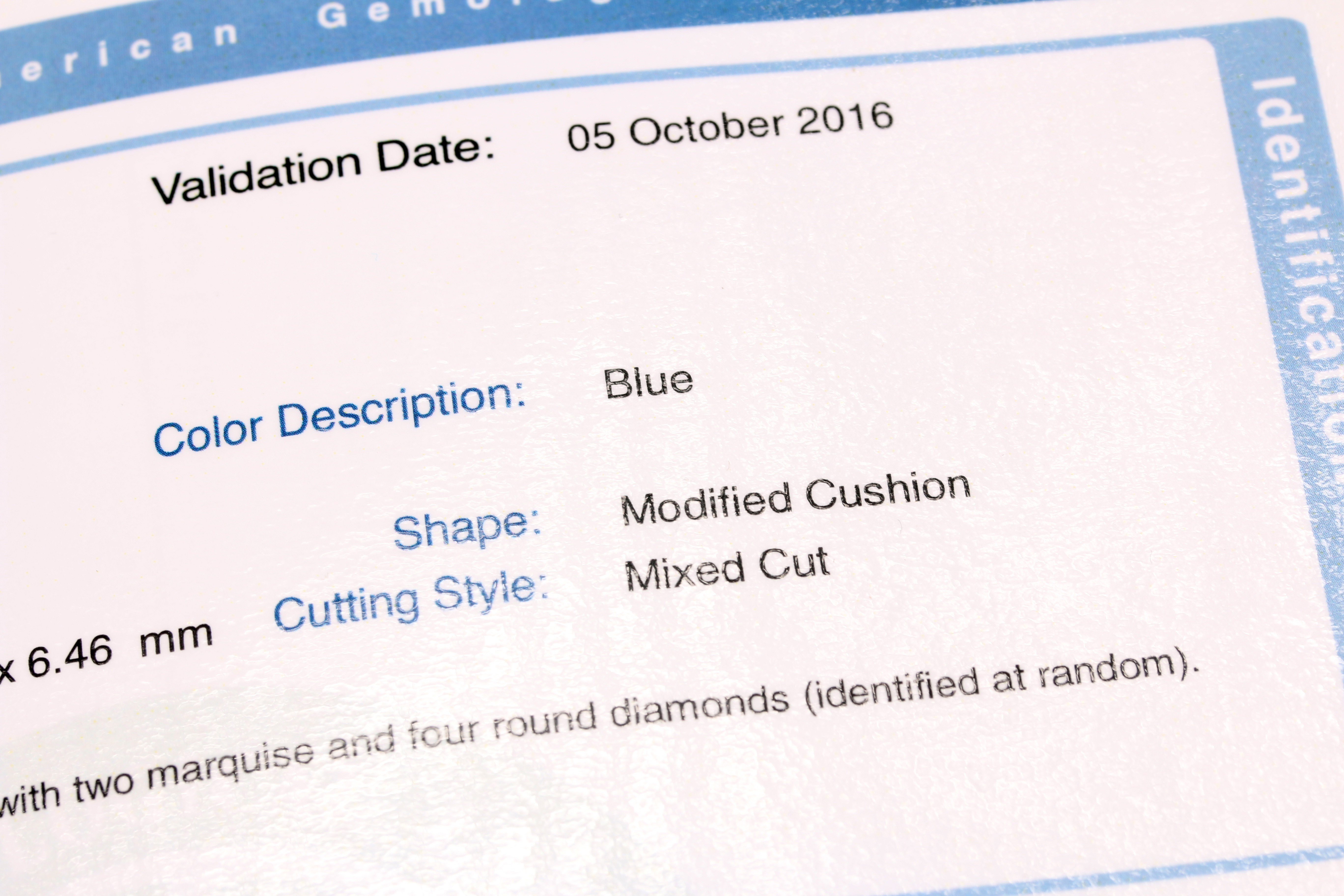 14K White Gold Platinum Burmese 5.34 CT Sapphire Diamond Ring