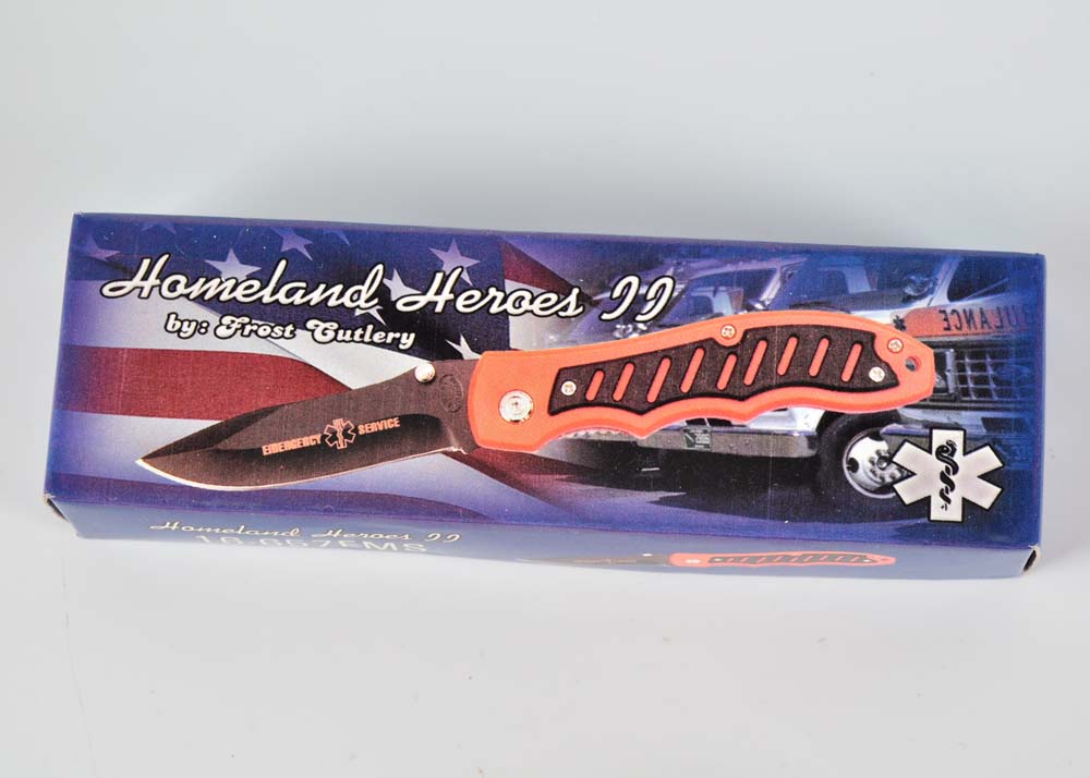 Frost Homeland Heroes Pocket Knives