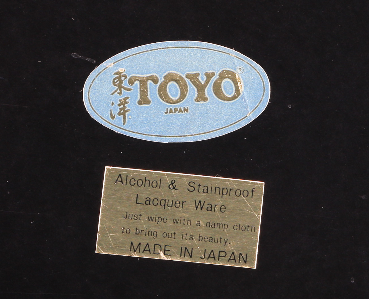 Vintage Toyo Japanese Tray Set