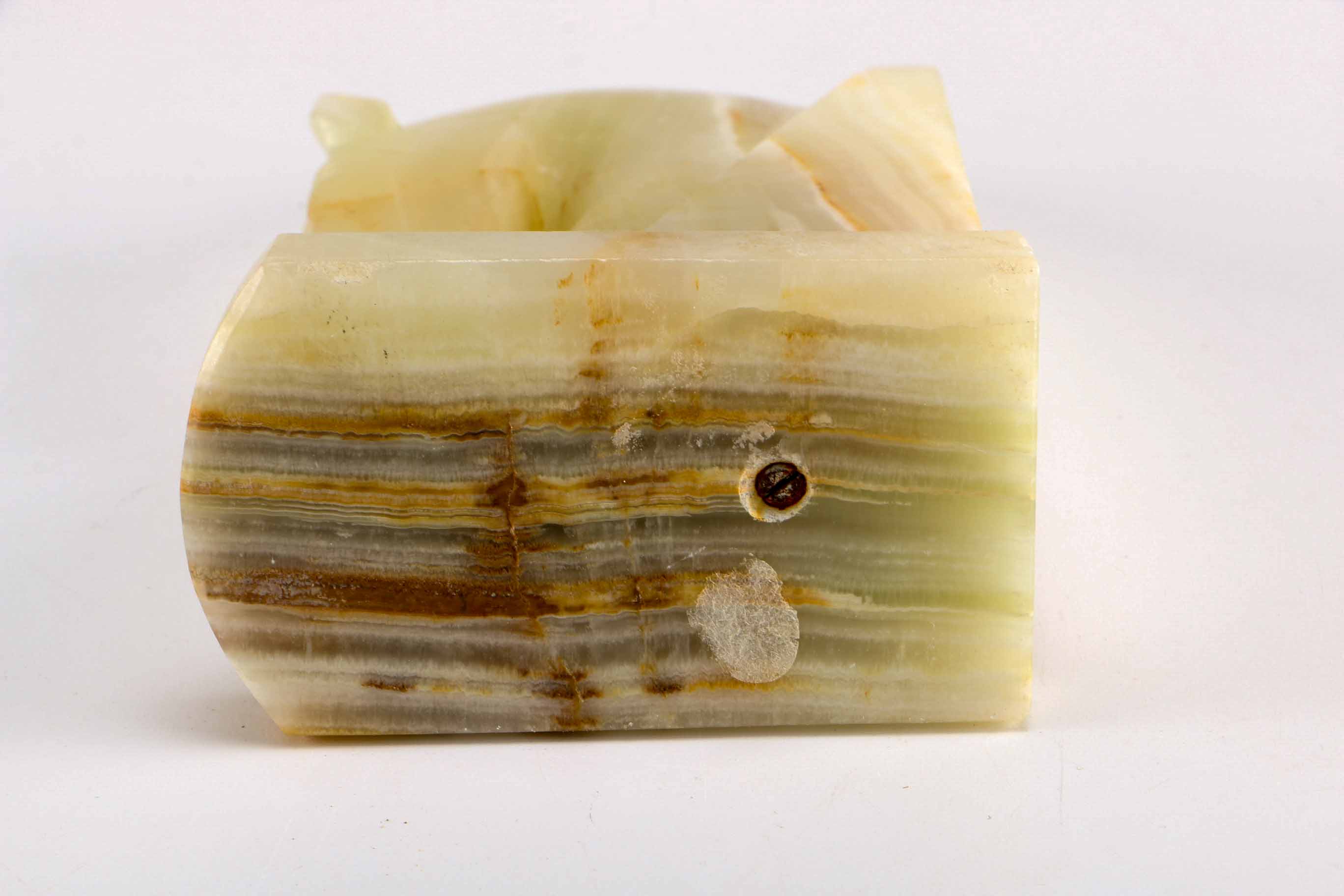 Carved Onyx Horse Head Statue