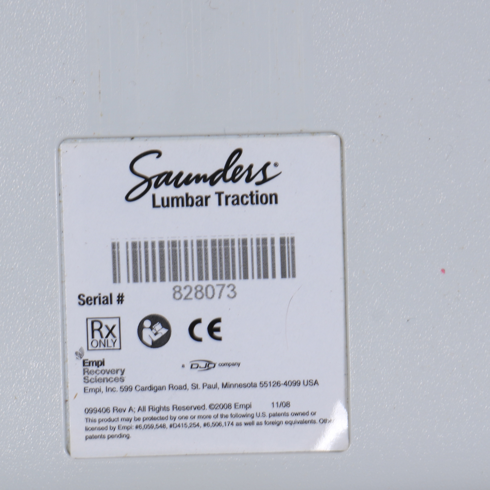 Lumbar Traction Device from Saunders