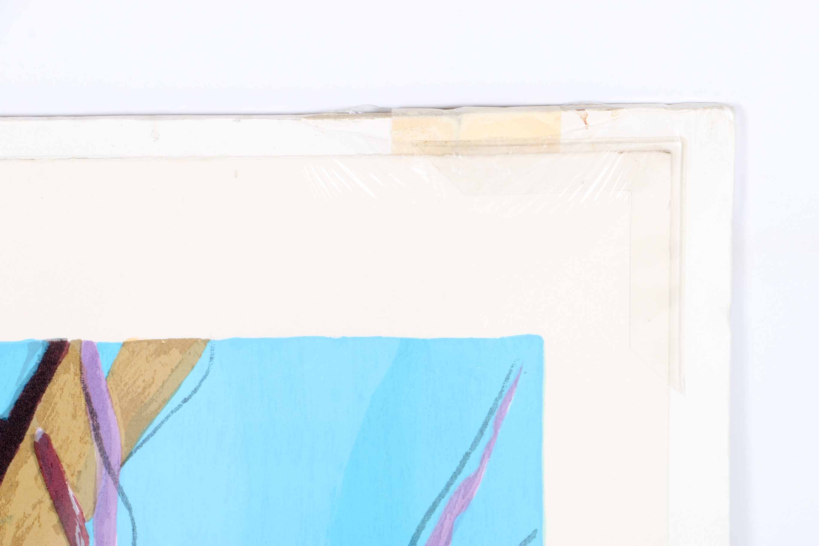 Patric Limited Edition Lithograph on Paper of a Cafe Scene