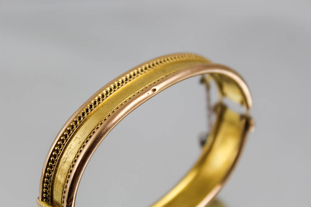 Pairing of 14K Yellow Gold Victorian Wedding Bracelets