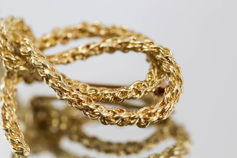 14K Yellow Gold Brooch