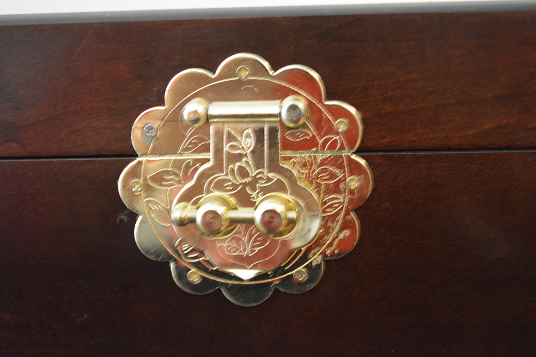 Wooden Chest on Stand