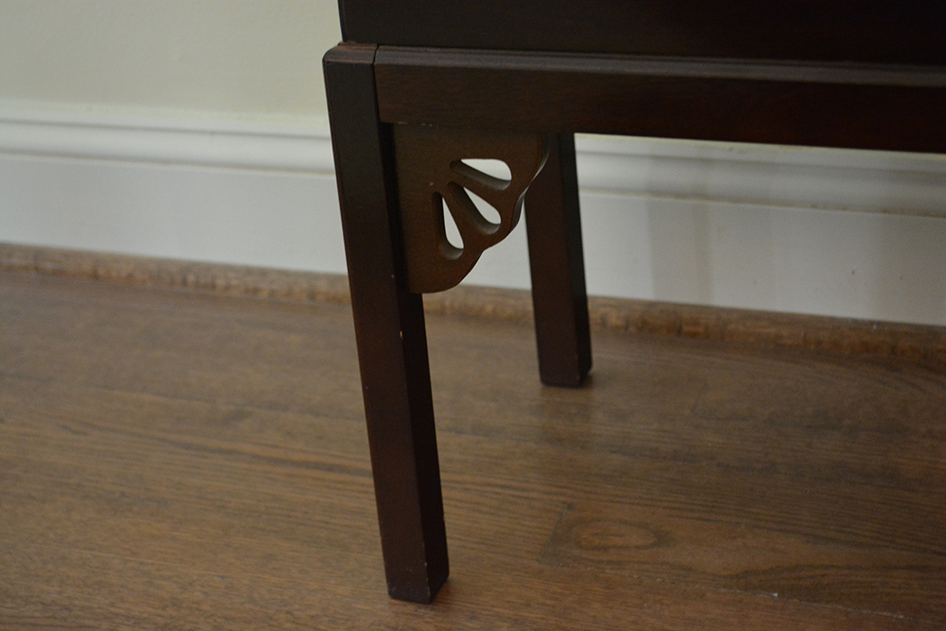 Wooden Chest on Stand