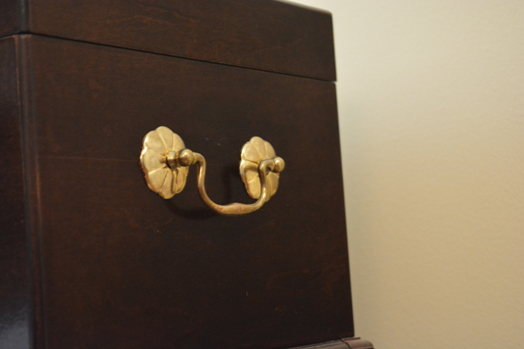 Wooden Chest on Stand
