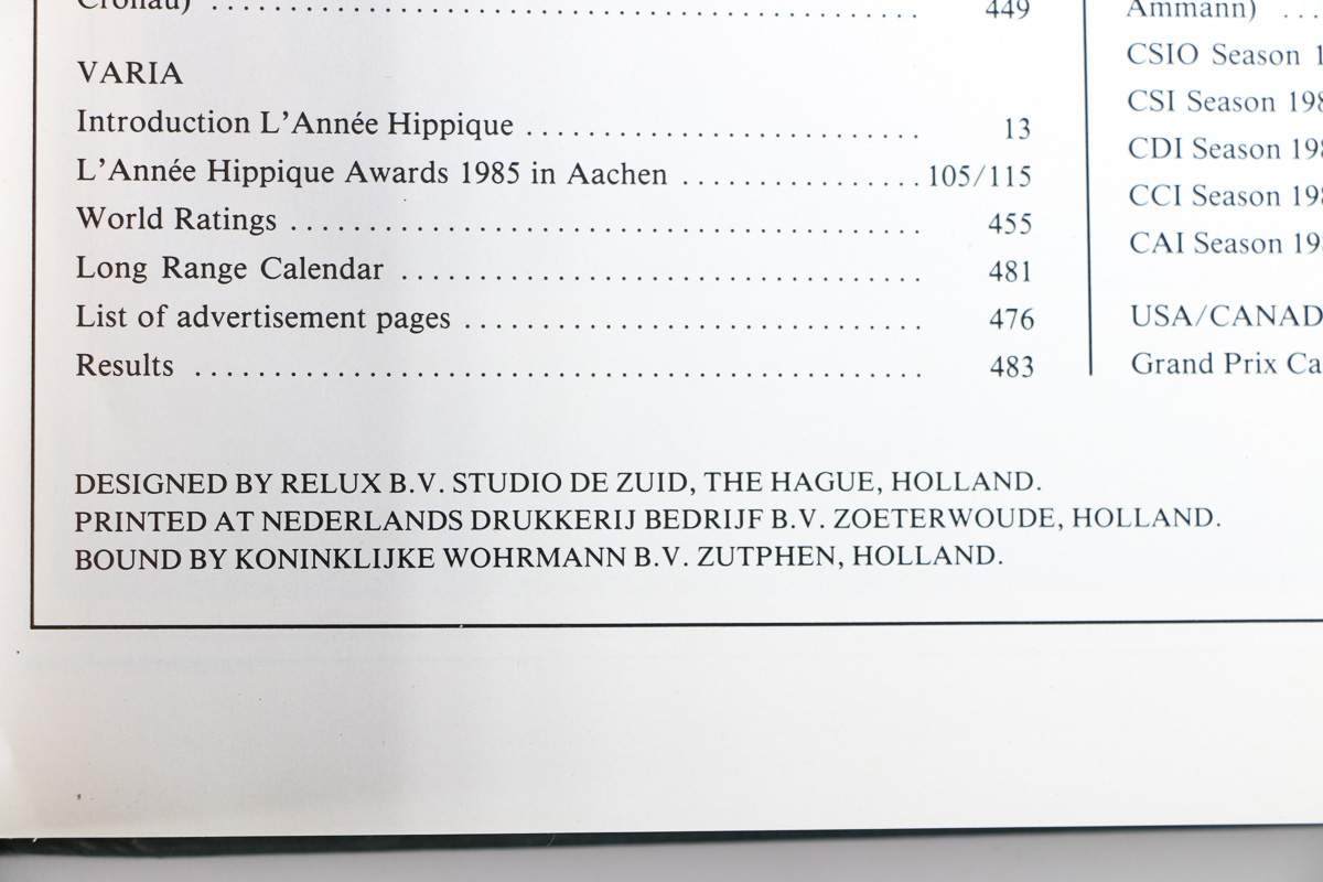 Two "L'annèe Hippique" Books